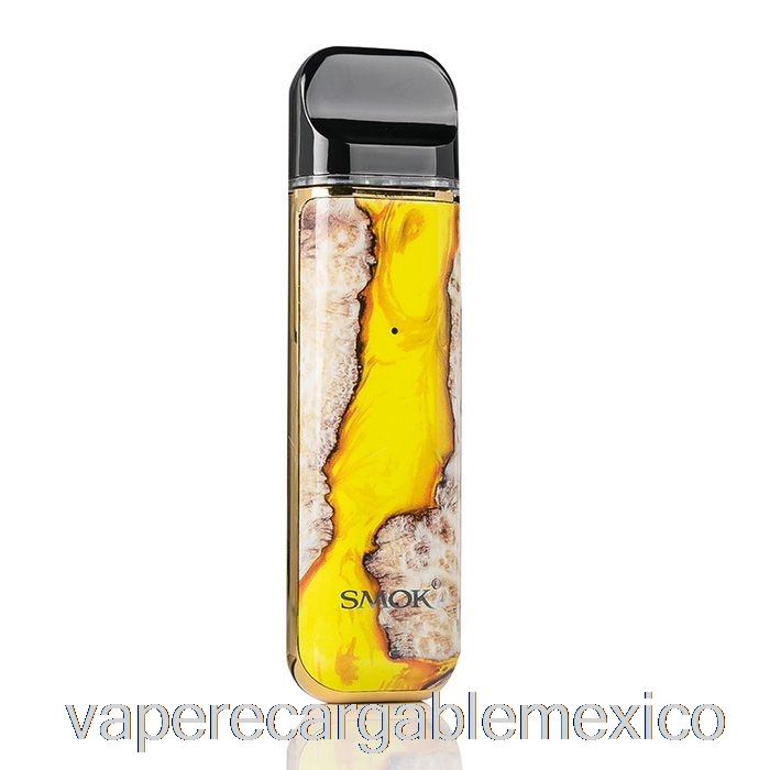 Vape Recargable Smok Novo 2 25w Pod System Amarillo Madera Estabilizadora